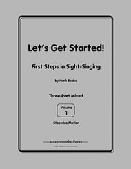 Let's Get Started! Digital File Reproducible PDF cover Thumbnail